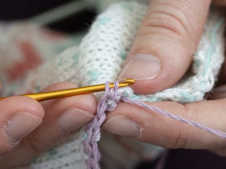 Cashmere baby knitwear crafted at Johnstons of Elgin's Elgin mill