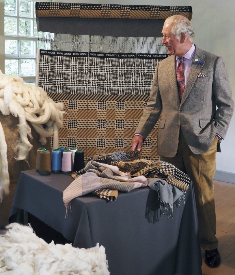 Johnstons of Elgin estate tweed and wool products