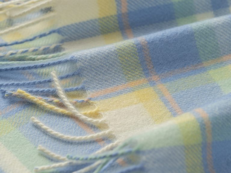 Newborn cashmere blanket from Johnstons of Elgin
