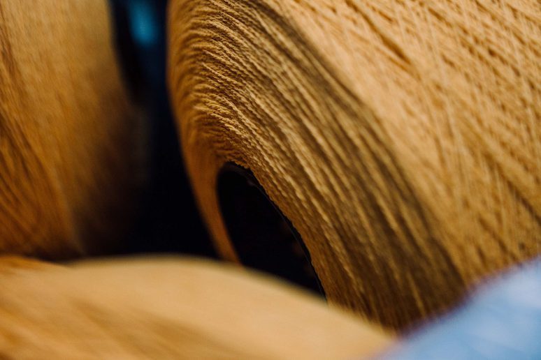 Johnstons of Elgin yellow fibre