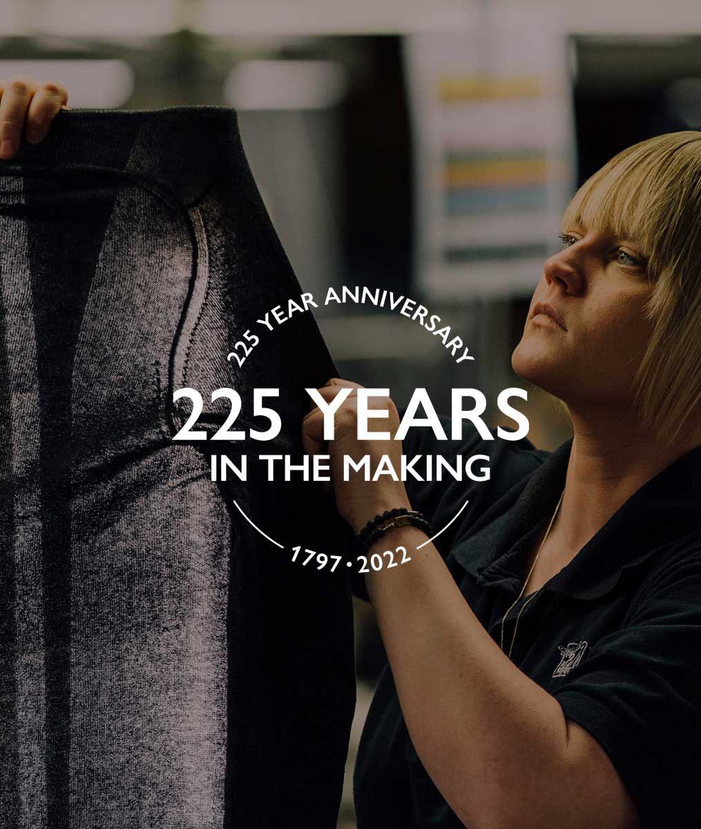Johnstons of Elgin 225 Years Logo